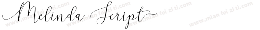 Melinda Script字体转换